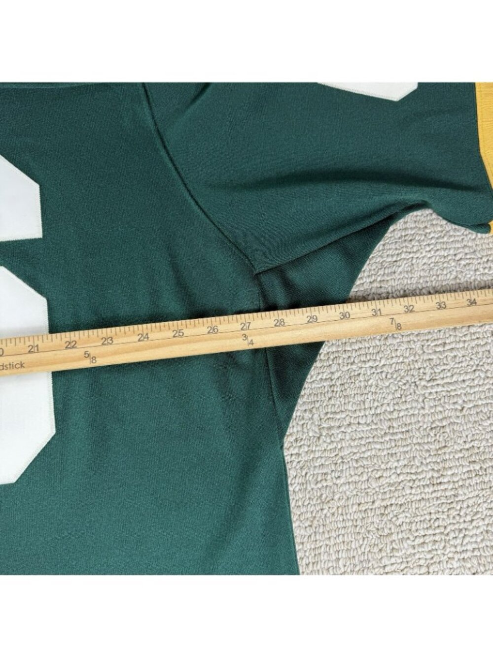Mitchell & Ness Ray Nitschke 1969 Green Bay Packers Jersey Green Men’s Size 48 L - Picture 5 of 7